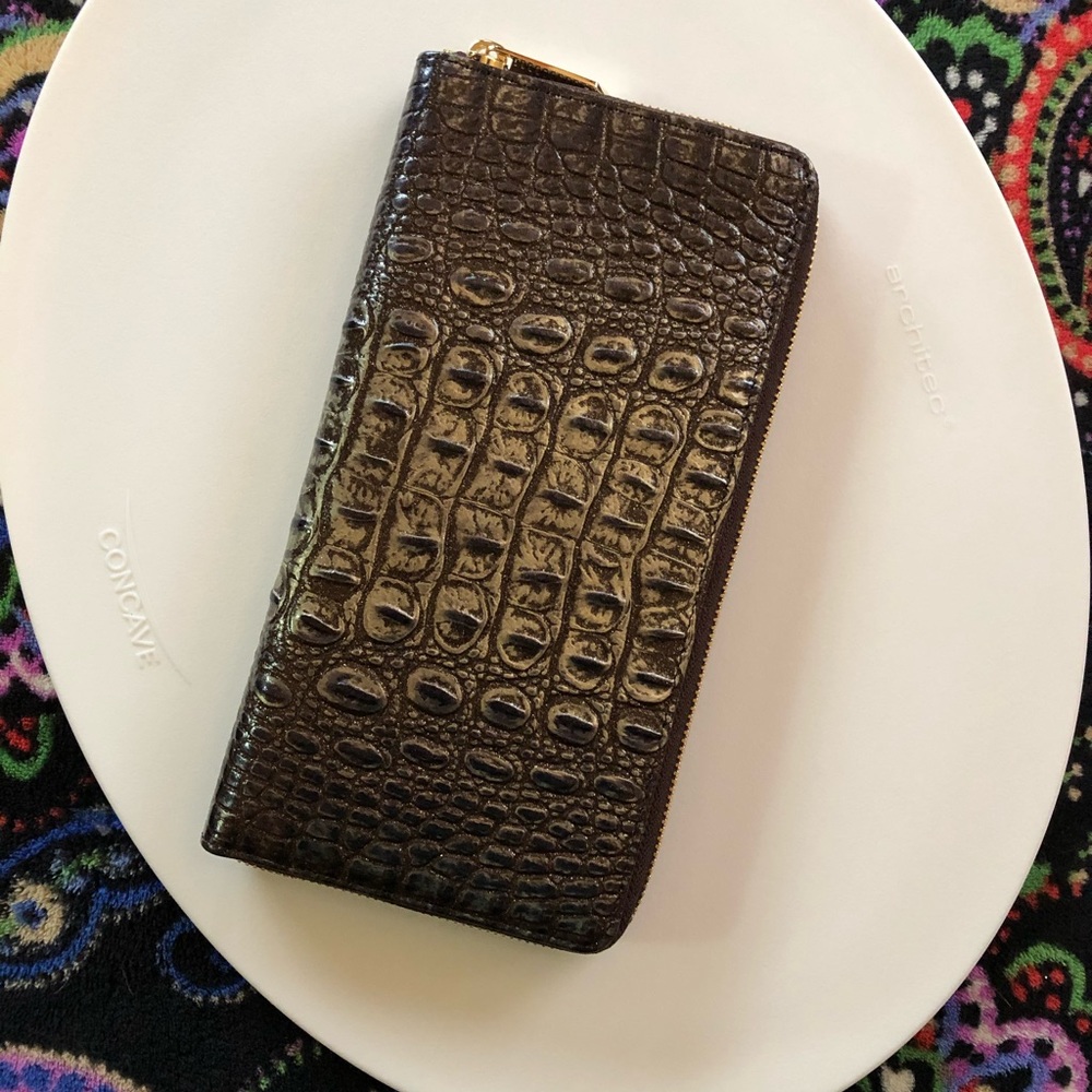 Brahmin Umber Skyler Wallet